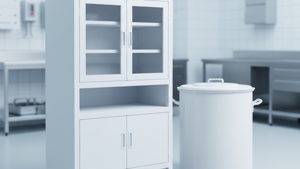Equipo médico y refrigeradores con recubrimiento antibacterial blanco grado FDA